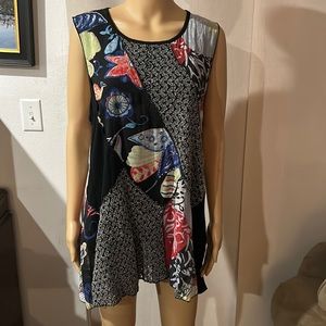 Colorful Funsport  Tunic sz L